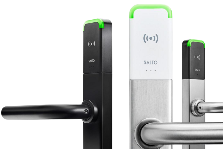 Das Bild stellt einen Beschlag von der Firma Salto dar. 