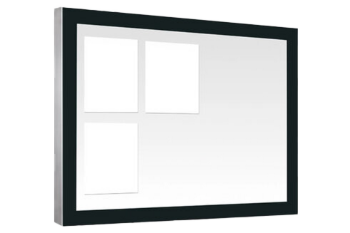 Das Bild stellt einen Schaukasten von JU dar.