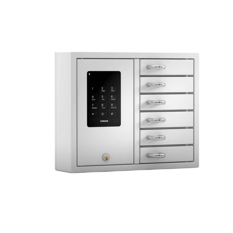 Das Bild zeigt das Produkt Keybox-Basic von der Firma Creone in Schwarz.