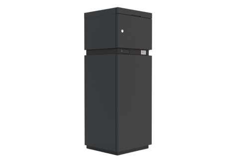 Das Bild zeigt eine Kombibox 1000 in RAL 7016.