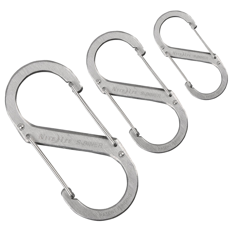 Ein Bild, das Karabiner von NiteIze darstellt.