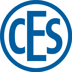 Das Logo der Firma CES.